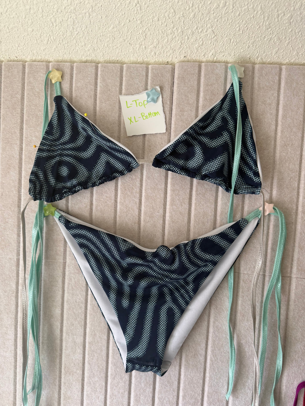 River Ripples Classic Triangle Bikini