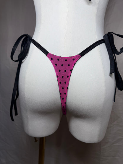 Pink Polka Dot Micro Kini (short