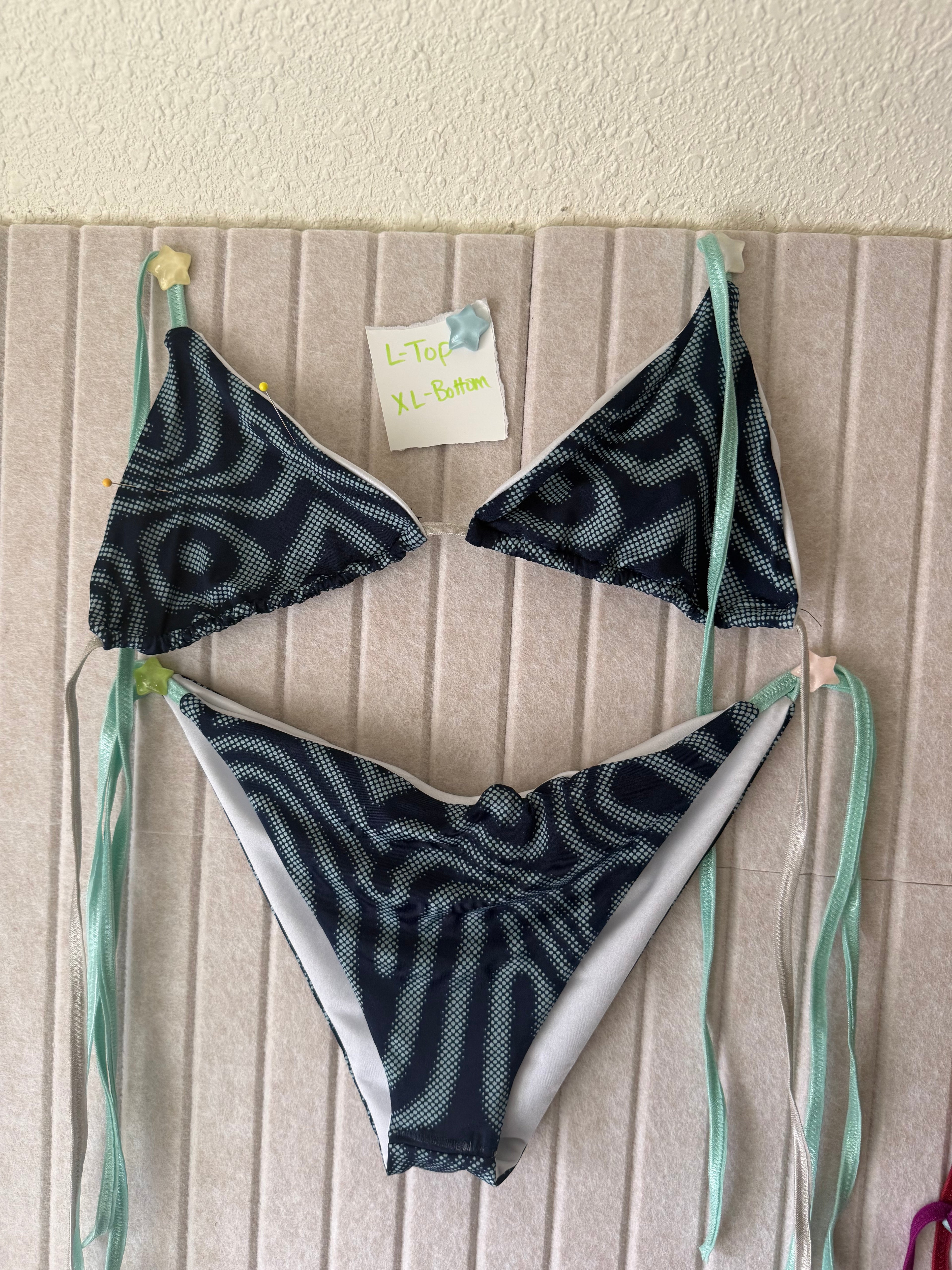 River Ripples Classic Triangle Bikini