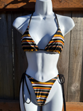 Case of the stripes string bikini