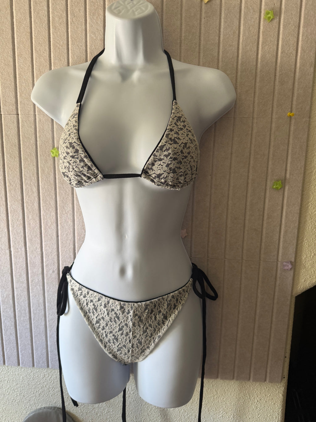 M top, L bottom Lace Bikini