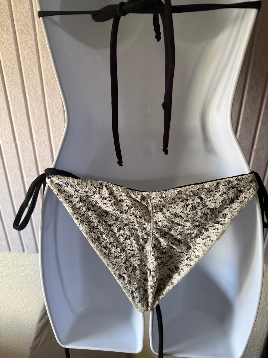 M top, L bottom Lace Bikini