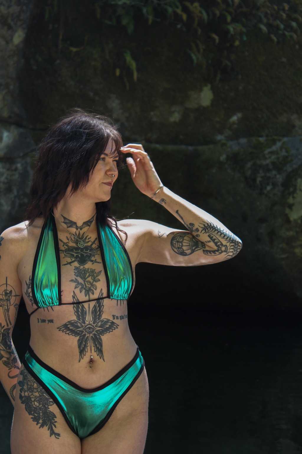 Sage Cut Forest Green Metallic